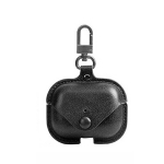 کاور محافظ چرمی ایرپاد پرو Coteetci PU Case With Hook For Apple Airpods Pro