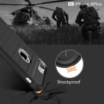 قاب محافظ ژله ای اپل Fiber Carbon Rugged Armor Case For Apple iPhone 7 Plus 8 Plus