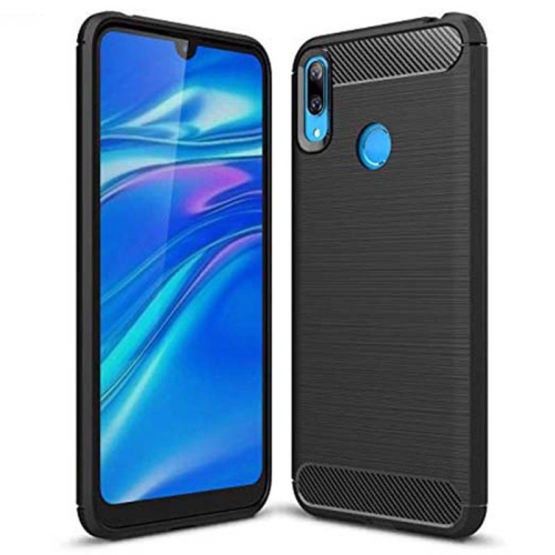 قاب محافظ ژله ای هواوی Fiber Carbon Rugged Armor Case For Huawei Y7 2019 Y7 Prime 2019