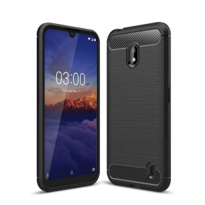 قاب محافظ ژله ای نوکیا Fiber Carbon Rugged Armor Case For Nokia 2.2