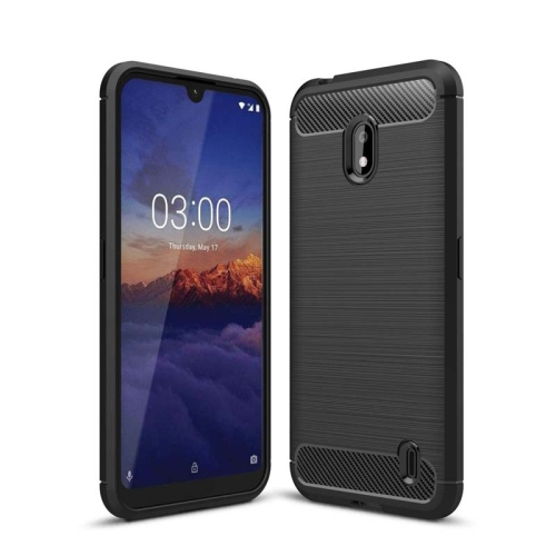 قاب محافظ ژله ای نوکیا Fiber Carbon Rugged Armor Case For Nokia 2.2
