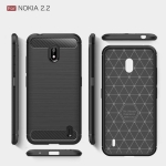 قاب محافظ ژله ای نوکیا Fiber Carbon Rugged Armor Case For Nokia 2.2