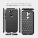 قاب محافظ ژله ای نوکیا Fiber Carbon Rugged Armor Case For Nokia 8.1 X7