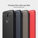 قاب محافظ ژله ای نوکیا Fiber Carbon Rugged Armor Case For Nokia 8.1 X7