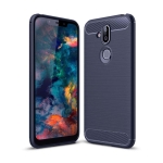 قاب محافظ ژله ای نوکیا Fiber Carbon Rugged Armor Case For Nokia 8.1 X7