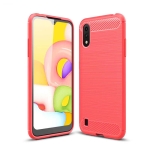 قاب محافظ ژله ای سامسونگ Fiber Carbon Rugged Armor Case For Samsung Galaxy A01