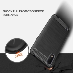 قاب محافظ ژله ای سامسونگ Fiber Carbon Rugged Armor Case For Samsung Galaxy A01