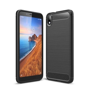 قاب محافظ ژله ای شیائومی Fiber Carbon Rugged Armor Case For Xiaomi Redmi 7A