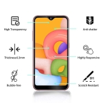 محافظ صفحه نمایش تمام چسب با پوشش کامل سامسونگ Full Glass Screen Protector For Samsung Galaxy A01