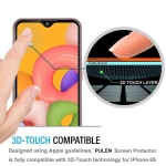 محافظ صفحه نمایش تمام چسب با پوشش کامل سامسونگ Full Glass Screen Protector For Samsung Galaxy A01