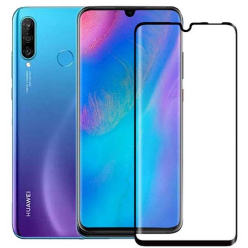 محافظ صفحه نمایش مات تمام چسب با پوشش کامل هواوی Full Matte Glass Screen Protector For Huawei P30 Lite Nova 4e