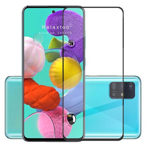 محافظ صفحه نمایش مات تمام چسب با پوشش کامل سامسونگ Full Matte Glass Screen Protector For Samsung Galaxy A51