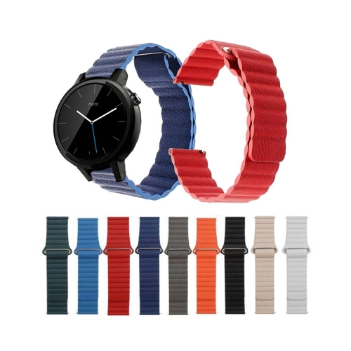 بند چرمی ساعت هوشمند موتورولا موتو Moto 360 42mm مدل Leather Loop