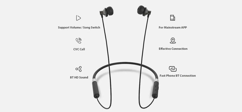 هندزفری بلوتوث لنوو Lenovo HE05 Wireless Headphones