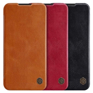 کیف محافظ چرمی نیلکین سامسونگ Nillkin Qin Case For Samsung Galaxy A01