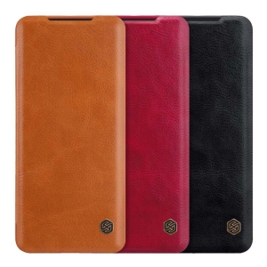 کیف محافظ چرمی نیلکین سامسونگ Nillkin Qin Case For Samsung Galaxy S20
