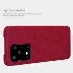 کیف محافظ چرمی نیلکین سامسونگ Nillkin Qin Case For Samsung Galaxy S20 Ultra