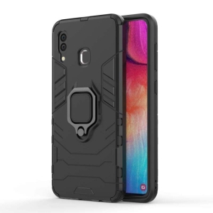 قاب محافظ انگشتی سامسونگ Ring Holder Iron Man Armor Case Samsung Galaxy A20