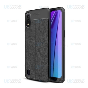 قاب ژله ای طرح چرم سامسونگ Auto Focus Jelly Case For Samsung Galaxy A01