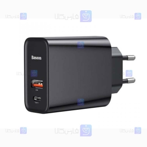 شارژر دیواری دو پورت Baseus Speedy PPS QC3.0 5A Charger 30W CCFS-A02 دارای کابل شارژ