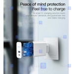 شارژر دیواری دو پورت Baseus Speedy PPS QC3.0 5A Charger 30W CCFS-A02