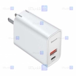 شارژر دیواری دو پورت Baseus Speedy PPS QC3.0 5A Charger 30W CCFS-A02