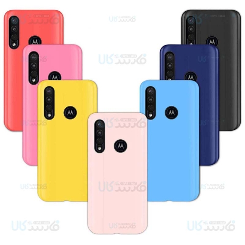 قاب محافظ ژله ای رنگی موتورولا Colorful Soft Jelly Case For Motorola One Action