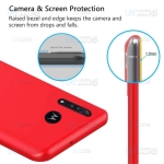 قاب محافظ ژله ای رنگی موتورولا Colorful Soft Jelly Case For Motorola One Action