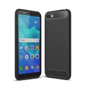 قاب محافظ ژله ای هواوی Fiber Carbon Rugged Armor Case For Huawei Y5 Prime 2018