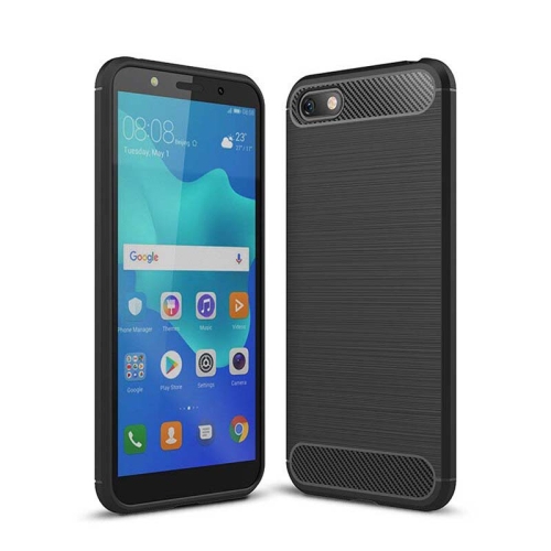 قاب محافظ ژله ای هواوی Fiber Carbon Rugged Armor Case For Huawei Y5 Prime 2018
