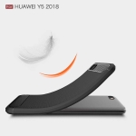 قاب محافظ ژله ای هواوی Fiber Carbon Rugged Armor Case For Huawei Y5 Prime 2018