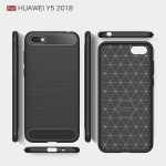قاب محافظ ژله ای هواوی Fiber Carbon Rugged Armor Case For Huawei Y5 Prime 2018