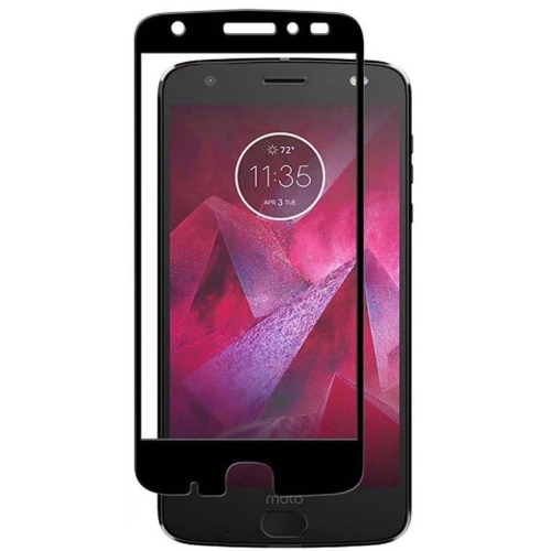 محافظ صفحه نمایش تمام چسب با پوشش کامل موتورولا Full Glass Screen Protector For Motorola Moto Z2 Force