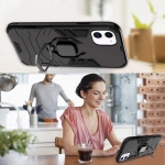 قاب محافظ انگشتی اپل Ring Holder Iron Man Armor Case Apple iPhone 11
