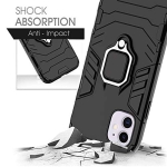 قاب محافظ انگشتی اپل Ring Holder Iron Man Armor Case Apple iPhone 11