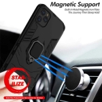 قاب محافظ انگشتی اپل Ring Holder Iron Man Armor Case Apple iPhone 11 Pro Max