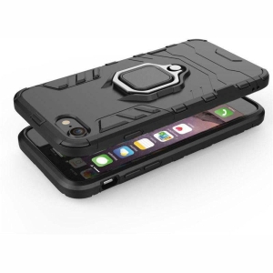 قاب محافظ انگشتی اپل Ring Holder Iron Man Armor Case Apple iPhone 7 / 8