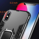 قاب محافظ انگشتی اپل Ring Holder Iron Man Armor Case Apple iPhone X /XS