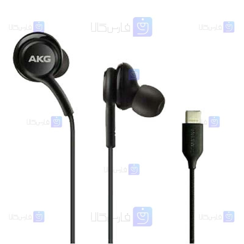هندزفری اورجینال Type C سامسونگ Samsung AKG EO IC100BBEGAE Original Handsfree