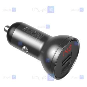 شارژر فندکی دو پورت بیسوس Baseus Digital Car Charger CCBX-0G Dual USB
