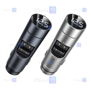 شارژر فندکی و اف ام پلیر بیسوس مدل Baseus Energy Column Car Charger Wireless MP3 CCNLZ-0S