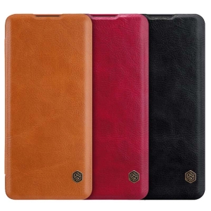 کیف محافظ چرمی نیلکین هواوی Nillkin Qin Case For Huawei P40 Pro