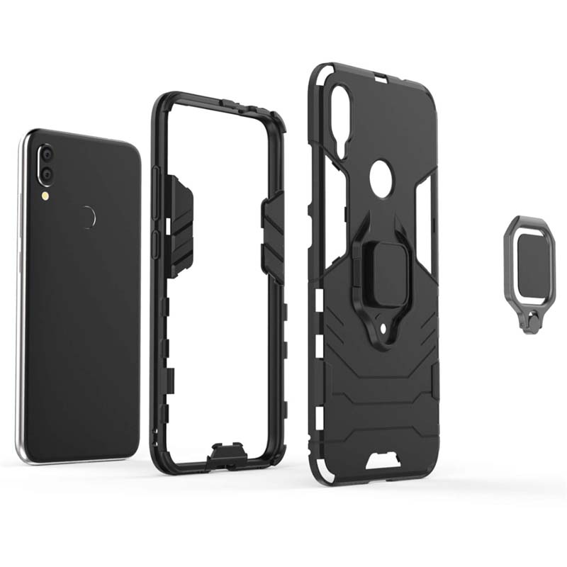 قاب محافظ انگشتی شیائومی Ring Holder Iron Man Armor Case Xiaomi Redmi Note 7 Note 7 Pro