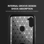 قاب محافظ ژله ای سامسونگ Fiber Carbon Rugged Armor Case For Samsung Galaxy A11