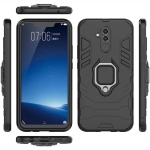 قاب محافظ ضد ضربه انگشتی هواوی Ring Holder Iron Man Armor Case Huawei Mate 20 Lite