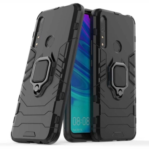 قاب محافظ ضد ضربه انگشتی هواوی Ring Holder Iron Man Armor Case Huawei P Smart Z 2019