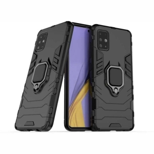 قاب محافظ ضد ضربه انگشتی سامسونگ Ring Holder Iron Man Armor Case Samsung Galaxy A51