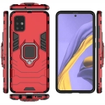قاب محافظ ضد ضربه انگشتی سامسونگ Ring Holder Iron Man Armor Case Samsung Galaxy A51