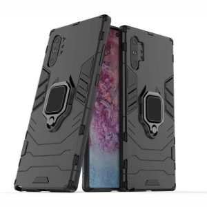 قاب محافظ ضد ضربه انگشتی سامسونگ Ring Holder Iron Man Armor Case Samsung Galaxy Note 10 Plus