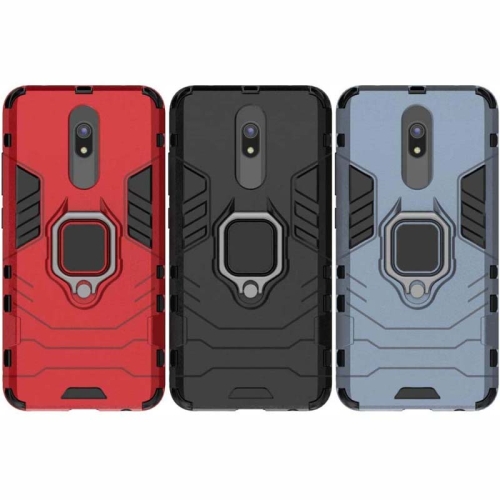 قاب محافظ ضد ضربه انگشتی شیائومی Ring Holder Iron Man Armor Case Xiaomi Redmi 8A